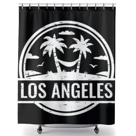 Los Angeles LA California Gift Shower Curtains