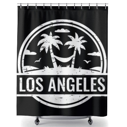 Los Angeles LA California Gift Shower Curtains