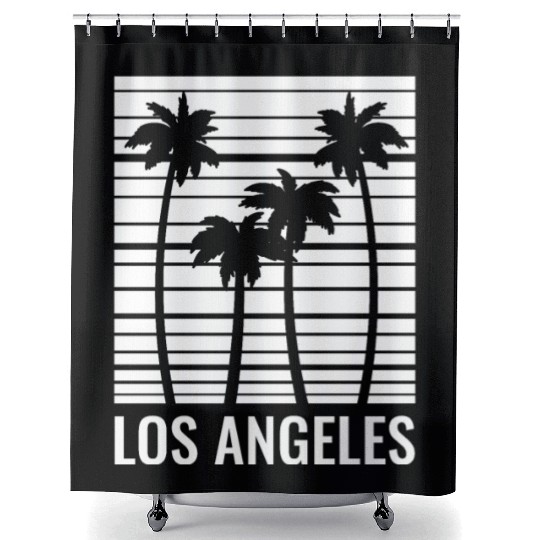 Los Angeles LA California Gift Shower Curtains