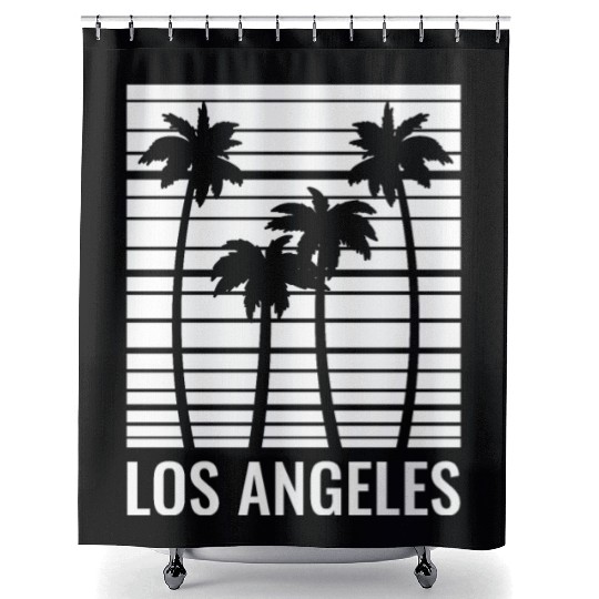 Los Angeles LA California Gift Shower Curtains
