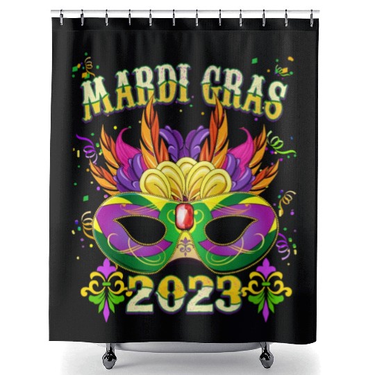 Mardi Gras Carnival - Mardi Gras 2023 Shower Curtains