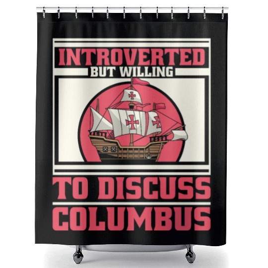 Columbus Day 1492 Shower Curtains