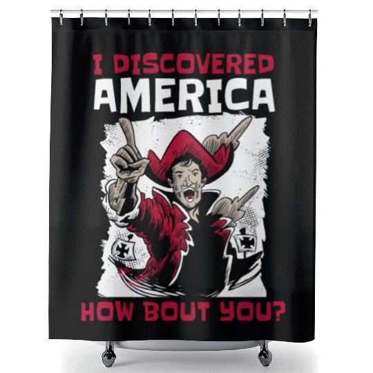 Columbus Day 1492 Shower Curtains