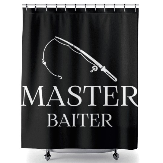 Master Baiter - Fishing Design Shower Curtains