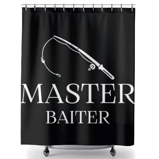 Master Baiter - Fishing Design Shower Curtains