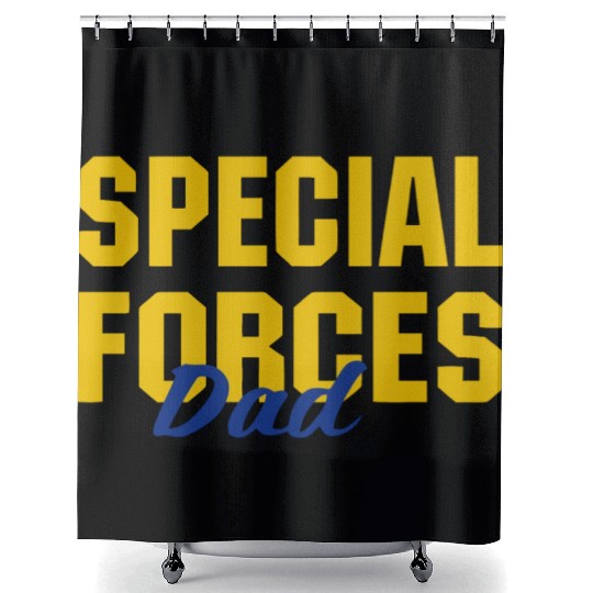 Special Forces Dad Shower Curtains