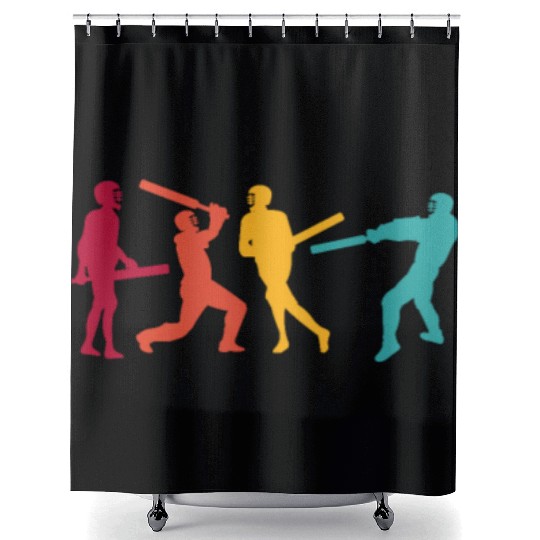Cricket Retro Vintage Shower Curtains