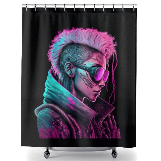 Sci-Fi character Shower Curtains