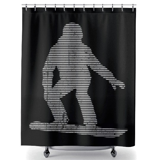 snowboarding Shower Curtains
