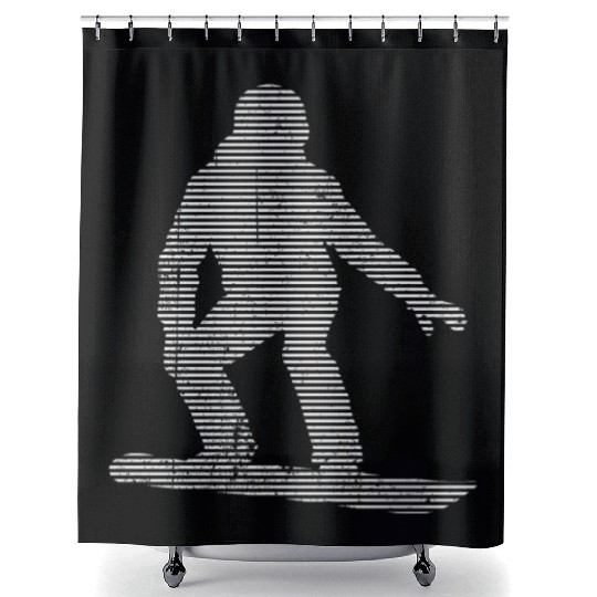 snowboarding Shower Curtains