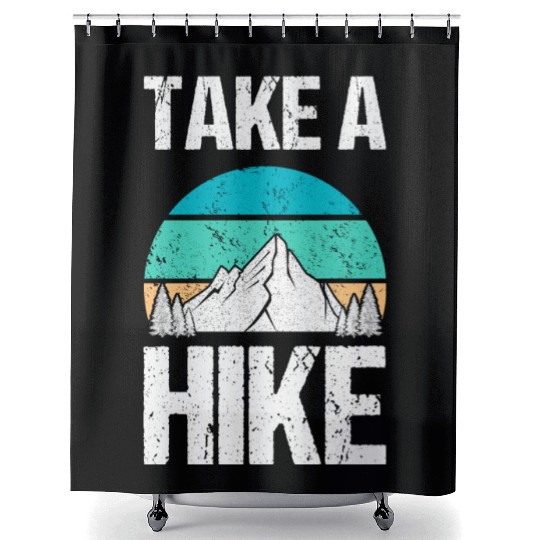 Take a Hike Shower Curtains