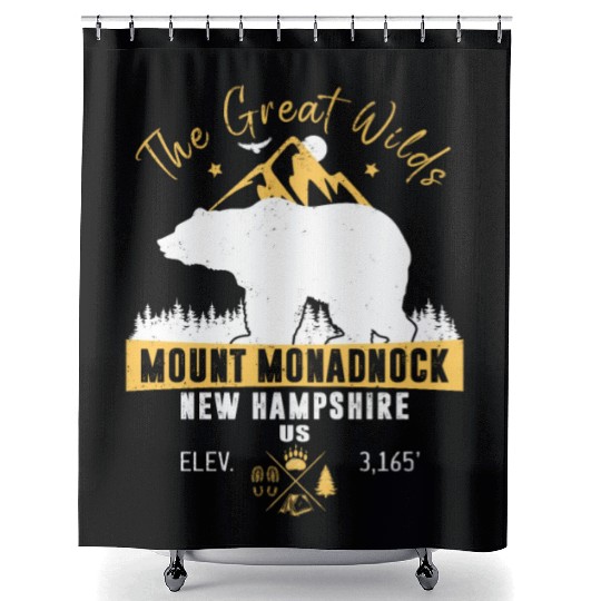 Mount Monadnock New Hampshire Shower Curtains