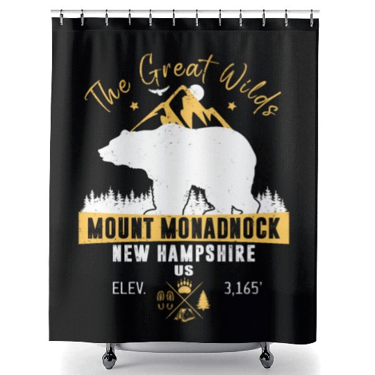 Mount Monadnock New Hampshire Shower Curtains