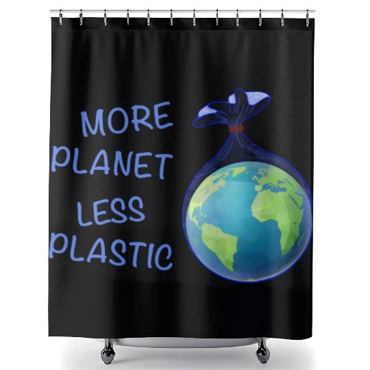 More Planet Less Plastic Eco Friendly Shower Curtains