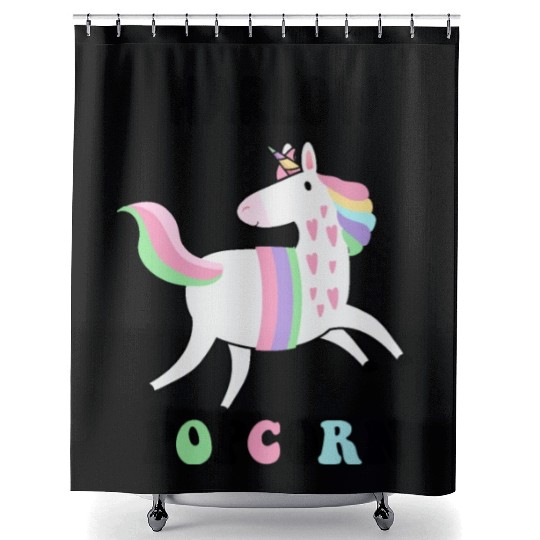 Harlow And Popcorn Merch Popcorn The Pony Shower Curtains