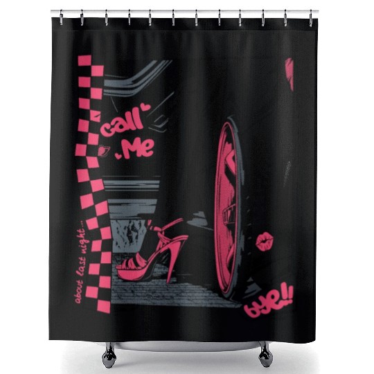 About Last Night Shower Curtains