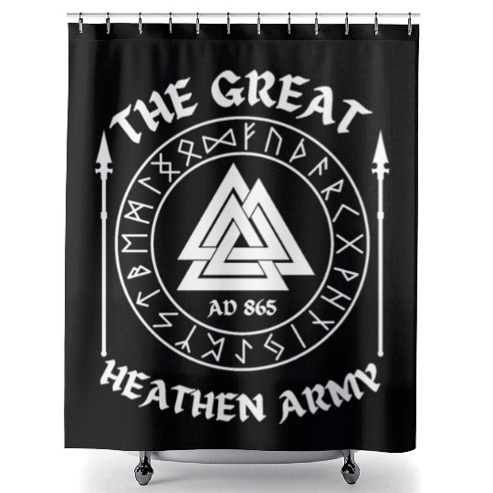 THE GREAT HEATHEN ARMY AD865-ENGLAND Shower Curtains