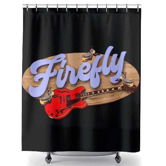 Firefly Guitars Shower Curtains
