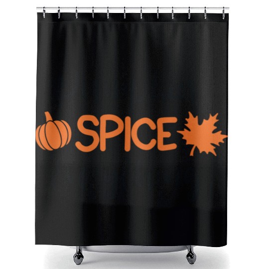 Pumpkin Spice Everything Shower Curtains