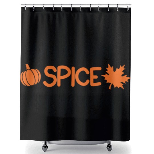 Pumpkin Spice Everything Shower Curtains