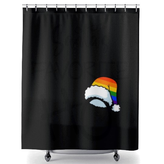 Santa's favorite Ho - Gay Pride LGBTQI Queer Shower Curtains