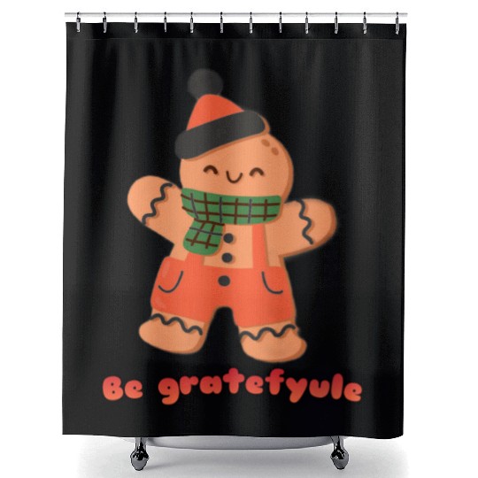 Christmas be gratefyule Shower Curtains