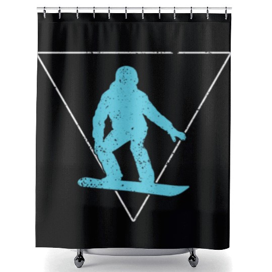snowboarding Shower Curtains