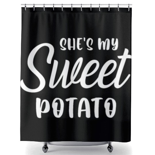 She s My Sweet Potato Shower Curtains