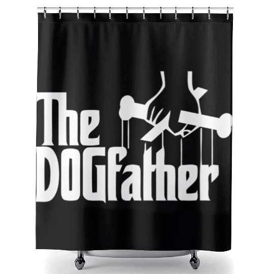 The Dogfather Shower Curtains