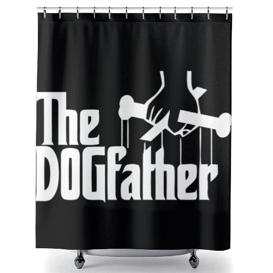The Dogfather Shower Curtains