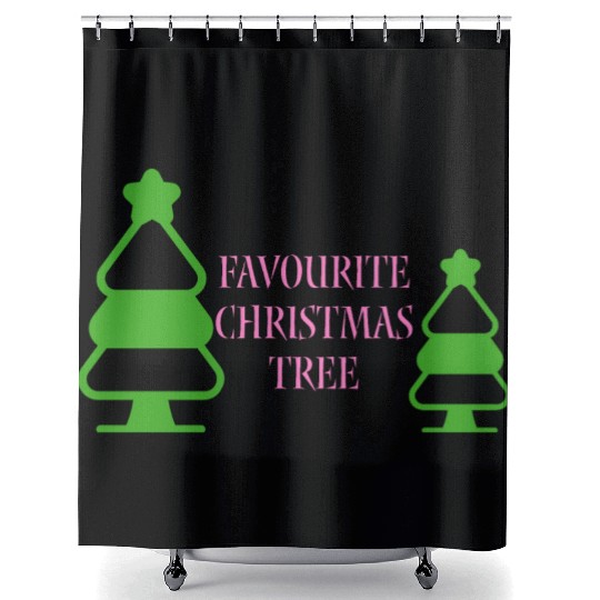 Christmas tree favourite Shower Curtains