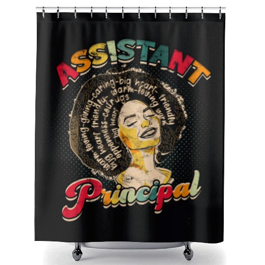 Assistant Principal Back School Teacher Principal Shower Curtains