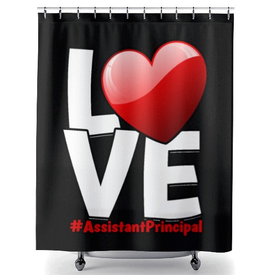 Assistant Principal Back School Teacher Principal Shower Curtains