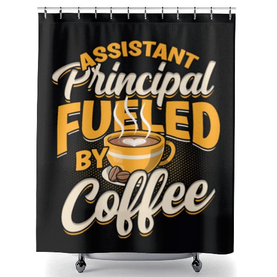 Assistant Principal Back School Teacher Principal Shower Curtains