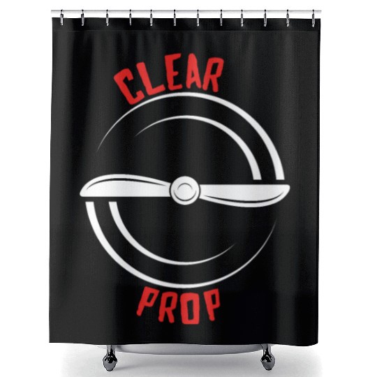 Pilot Aviation Airplane Airline Flight Sim Pilot Shower Curtains