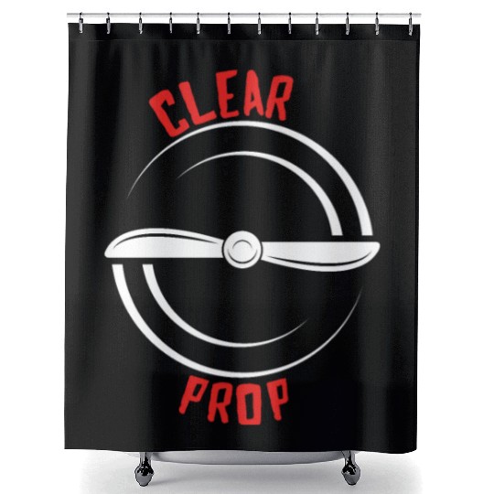 Pilot Aviation Airplane Airline Flight Sim Pilot Shower Curtains