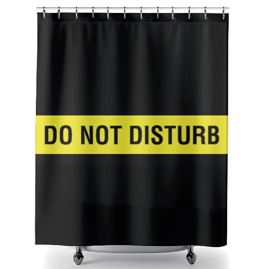 Do Not Disturb Shower Curtains