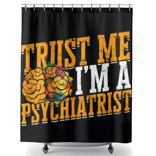 Psychiatrist Psychology Therapist Psychologist Shower Curtains