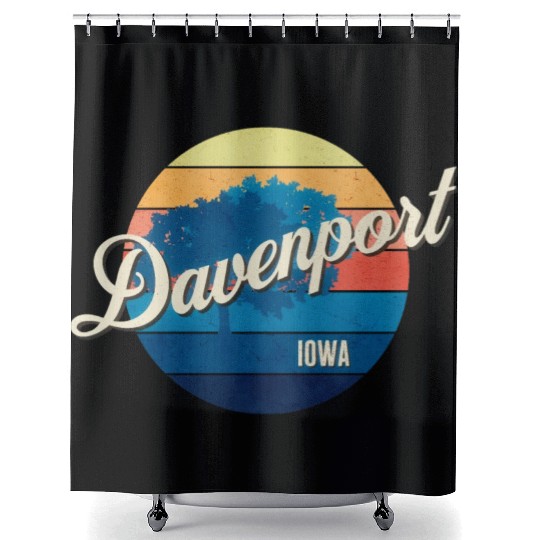 Davenport - Iowa Shower Curtains