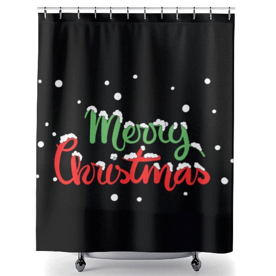 Merry Christmas Shower Curtains