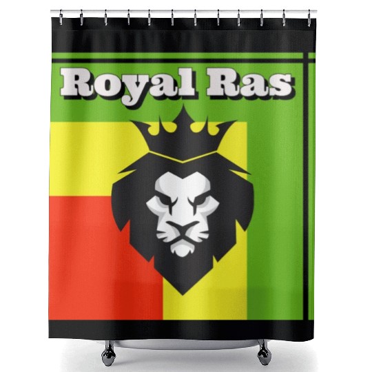 ROYAL RAS LION Shower Curtains