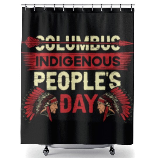 Indigenous People's Native Indian American Anti Shower Curtains