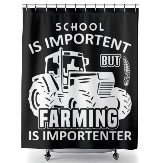 Farmer Farmer Tractor Tractor Farm Shower Curtains