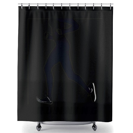 RUNNING - JOGGING FEMALE Shower Curtains