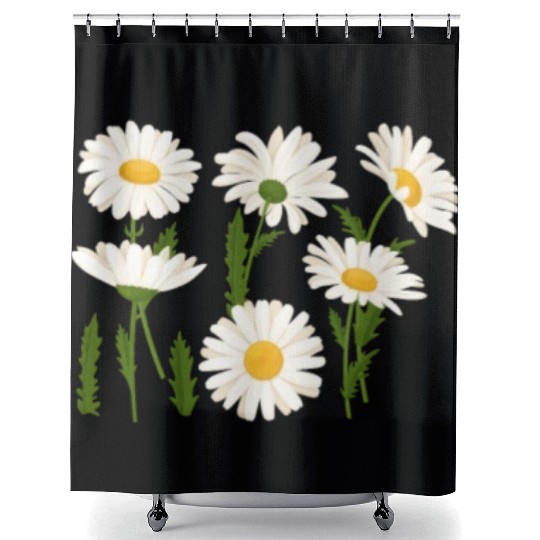 Marguerites Daisy Summer Daisies Flower Garden Shower Curtains