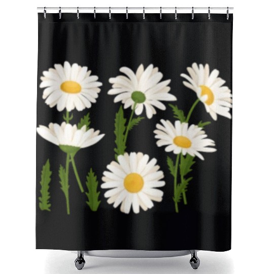 Marguerites Daisy Summer Daisies Flower Garden Shower Curtains