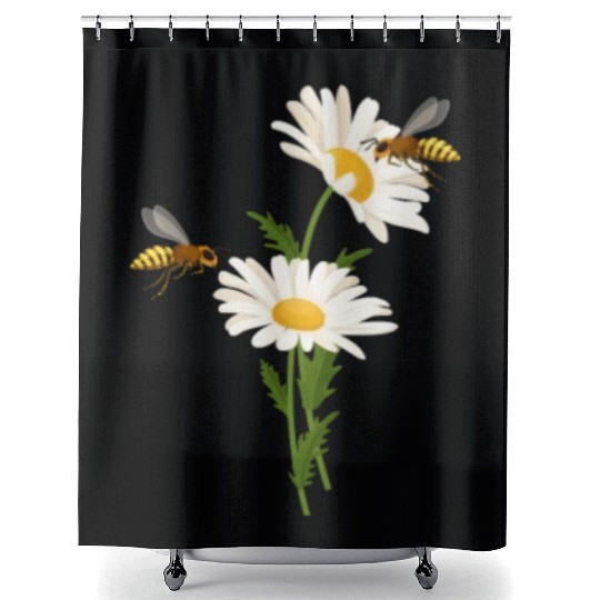 Marguerites Daisy Summer Daisies Flower Garden Shower Curtains