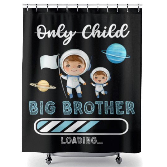 Big brother space astronaut 2023 Shower Curtains