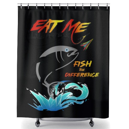 tuna fish Shower Curtains design