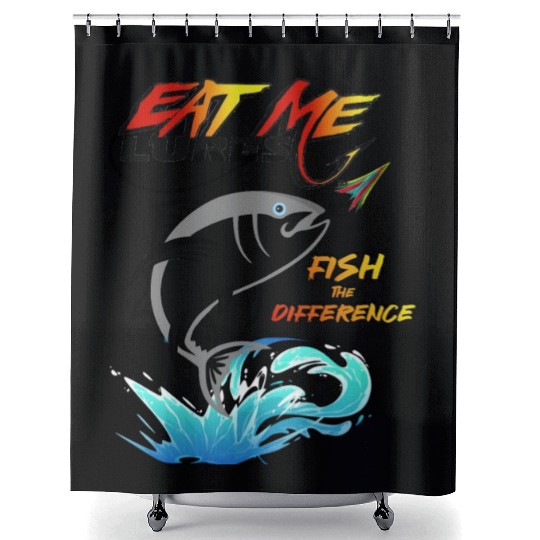 tuna fish Shower Curtains design